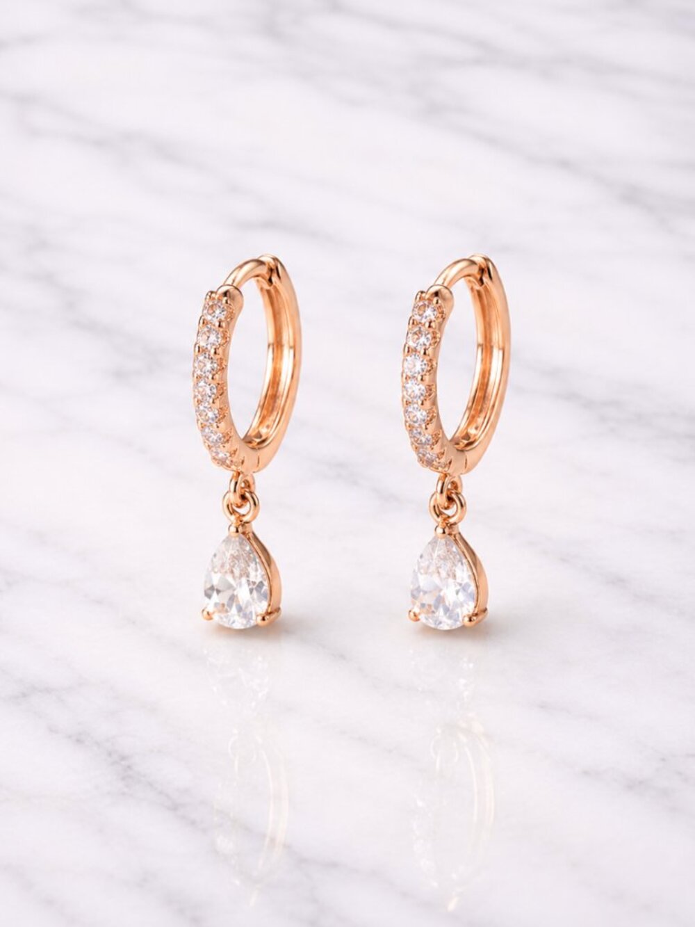 “Giselle” LUXE Demi Fine Petite Hoops
